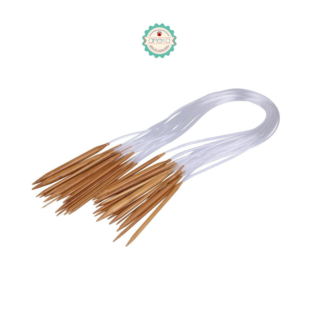 KATALOG - Alat Rajut Knitting Circular / Afghan Tunisian Plastik Bambu / Bamboo