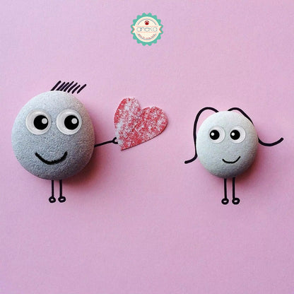 KATALOG - [50PCS] Mata Boneka Kocak / Koclak / Googly Wiggle Eyes  Toys / Animal Eyeball Black White Doll