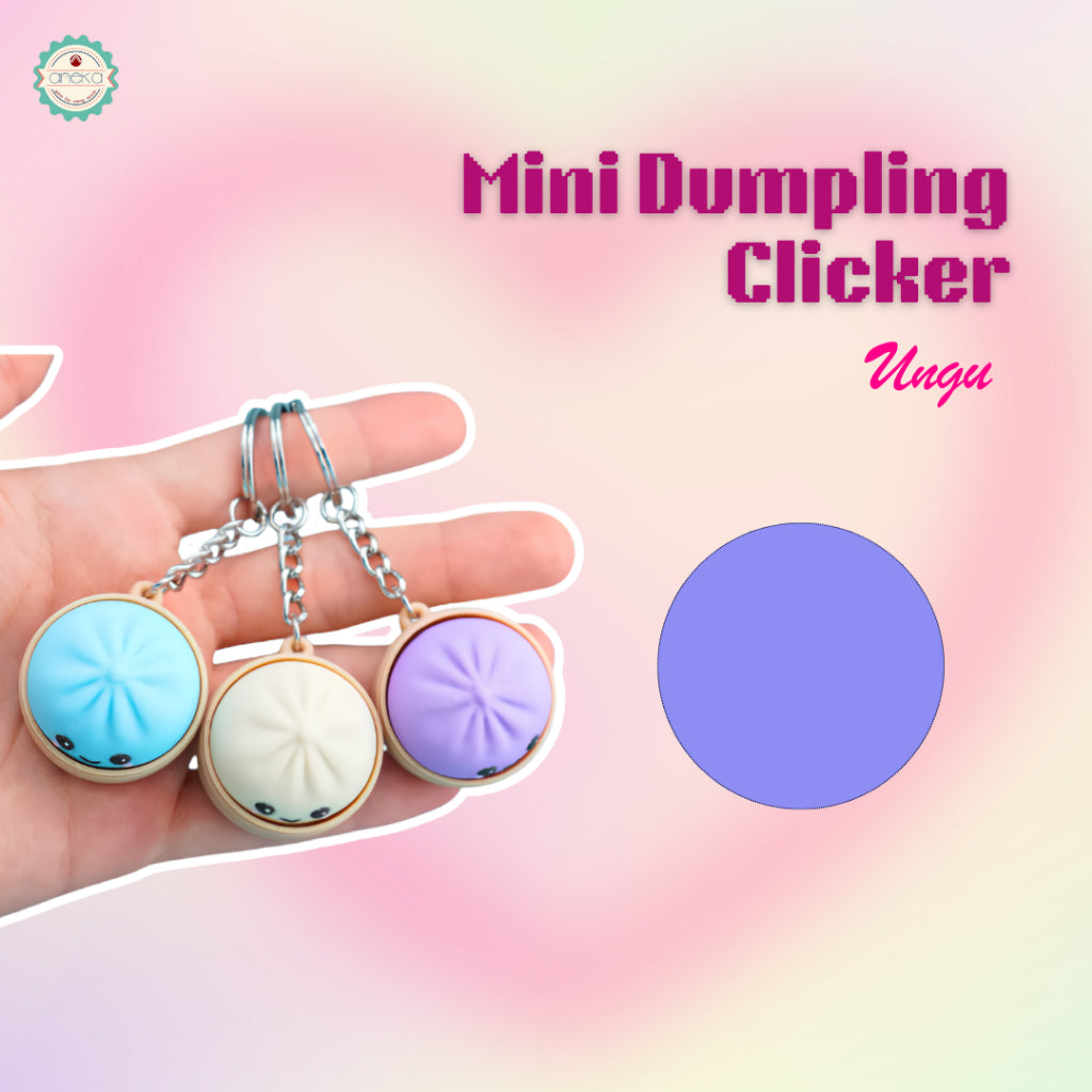 ANEKA - 3D Print Fidget Clicker Dumplings Keychain / Siomay Kliker Lucu Gantungan Kunci