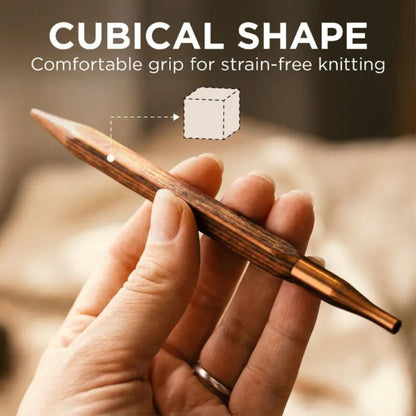 KNITPRO - Ginger Cubics Normal Interchangeable Needle Sets - 13cm (5”) - 10cm (4") / Alat Rajut Knitting