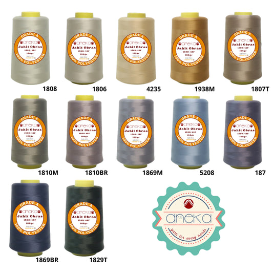 KATALOG - Benang Jahit Obras 5000 Yard Polyester / Grade A 130 Gram - Part 2