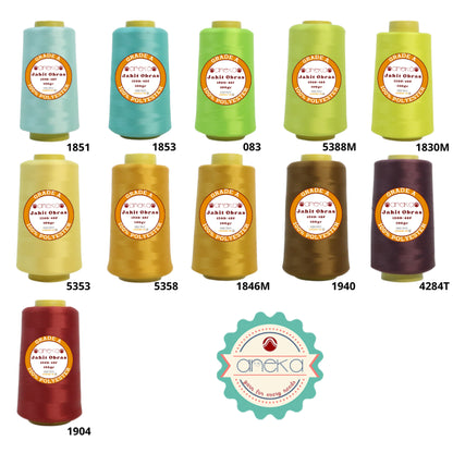 KATALOG - Benang Jahit Obras 5000 Yard Polyester / Grade A 130 Gram - Part 2