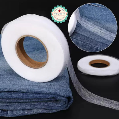 ANEKA - Perekat Baju Dua Sisi Tekstil / Double-sided Non-woven Pants Hem Textile  / Tape Self-Adhesive DIY Clothes
