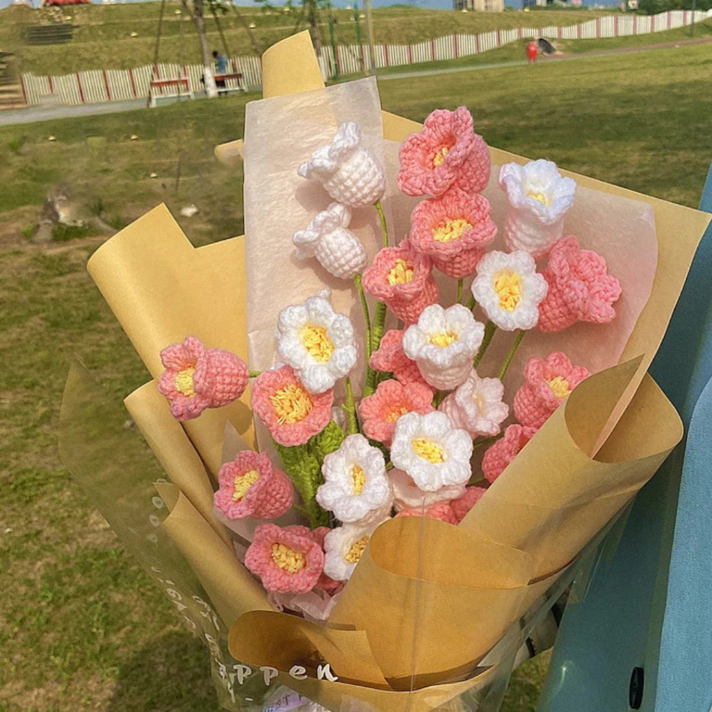 KATALOG - [1 TANGKAI] Bunga Rajut / Hiasan / Buket Hias / Crochet Flower DIY / Hand Bouquet Flowers - PART 1