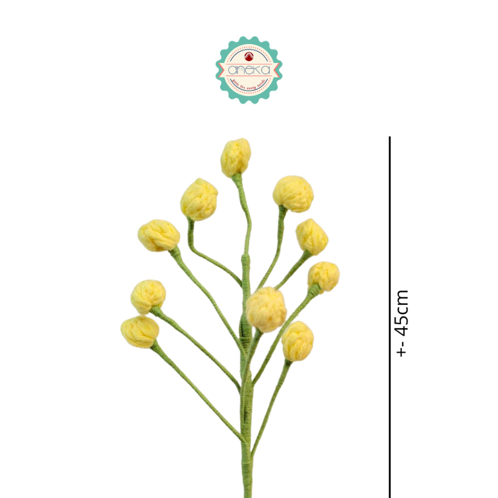 KATALOG - [1 TANGKAI] Bunga Rajut / Hiasan / Buket Hias / Crochet Flower DIY / Hand Bouquet Flowers - PART 1