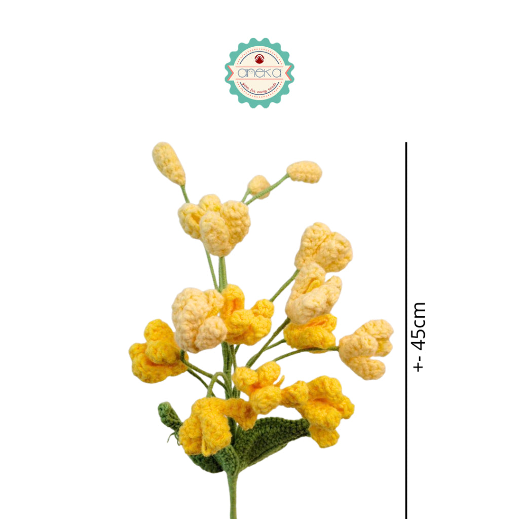 KATALOG - [1 TANGKAI] Bunga Rajut / Hiasan / Buket Hias / Crochet Flower DIY / Hand Bouquet Flowers - PART 3