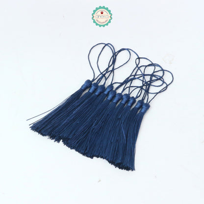KATALOG - [10 PCS] Tassel Aksesoris / Polyester Silk Fringe Brush Tassels /  With Loop For Jewelry Making Souvenir / Bookmarks / Diy Craft Accessories