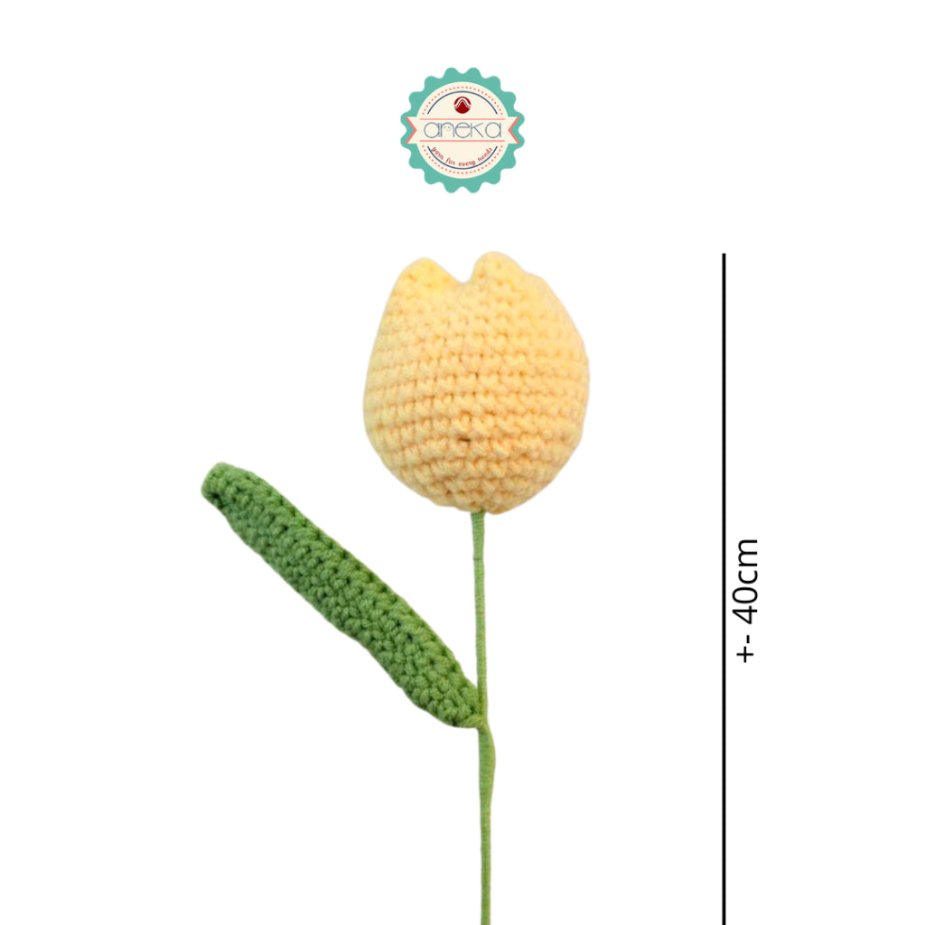 KATALOG - [1 TANGKAI] Bunga Rajut / Hiasan / Buket Hias / Crochet Flower DIY / Hand Bouquet Flowers - PART 2