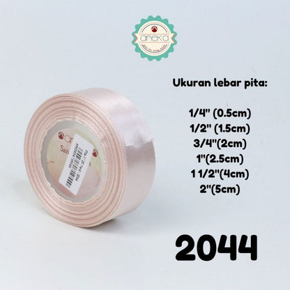 KATALOG - [20 YARD / ROLL] Pita Satin / Satin Silk Ribbon 1 1/2"  - 4 cm