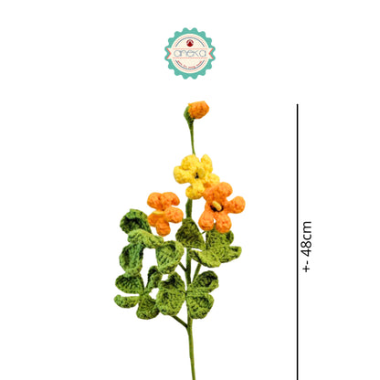 KATALOG - [1 TANGKAI] Bunga Rajut / Hiasan / Buket Hias / Crochet Flower DIY / Hand Bouquet Flowers - PART 1