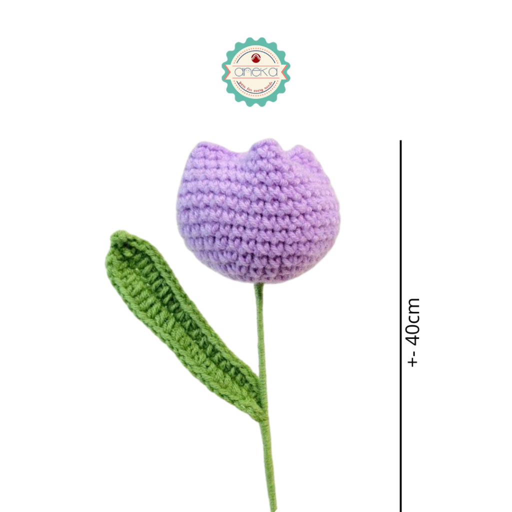 KATALOG - [1 TANGKAI] Bunga Rajut / Hiasan / Buket Hias / Crochet Flower DIY / Hand Bouquet Flowers - PART 2