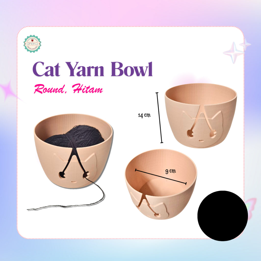 KATALOG - [PRE-ORDER] 3D Print Accessories Crochet Animals Series / Aksesoris Rajut / Yarn Spinner / Yarn Bowl / Laci / Cabinet