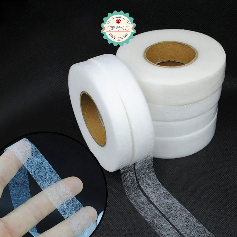 ANEKA - Perekat Baju Dua Sisi Tekstil / Double-sided Non-woven Pants Hem Textile  / Tape Self-Adhesive DIY Clothes