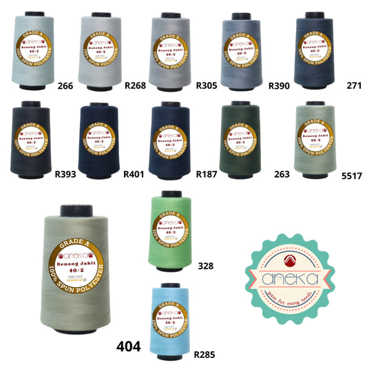 KATALOG - Benang Jahit 5000 Yard 40/2 Spun Polyester Satuan Eceran Part 2