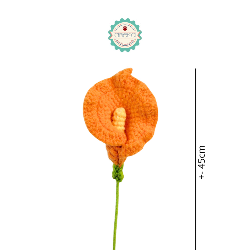 KATALOG - [1 TANGKAI] Bunga Rajut / Hiasan / Buket Hias / Crochet Flower DIY / Hand Bouquet Flowers - PART 1