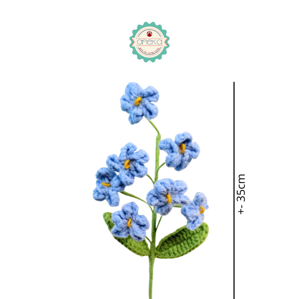 KATALOG - [1 TANGKAI] Bunga Rajut / Hiasan / Buket Hias / Crochet Flower DIY / Hand Bouquet Flowers - PART 1