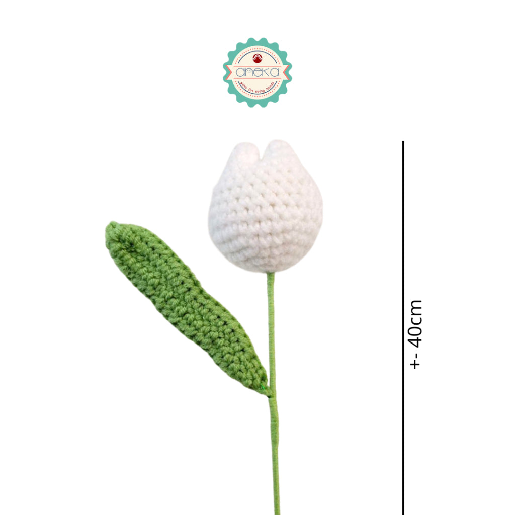 KATALOG - [1 TANGKAI] Bunga Rajut / Hiasan / Buket Hias / Crochet Flower DIY / Hand Bouquet Flowers - PART 2