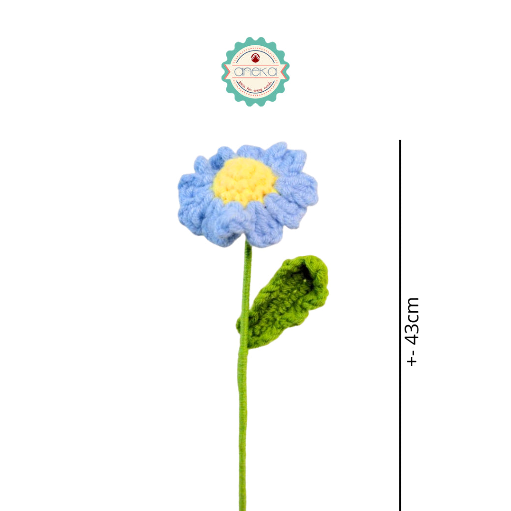 KATALOG - [1 TANGKAI] Bunga Rajut / Hiasan / Buket Hias / Crochet Flower DIY / Hand Bouquet Flowers - PART 2