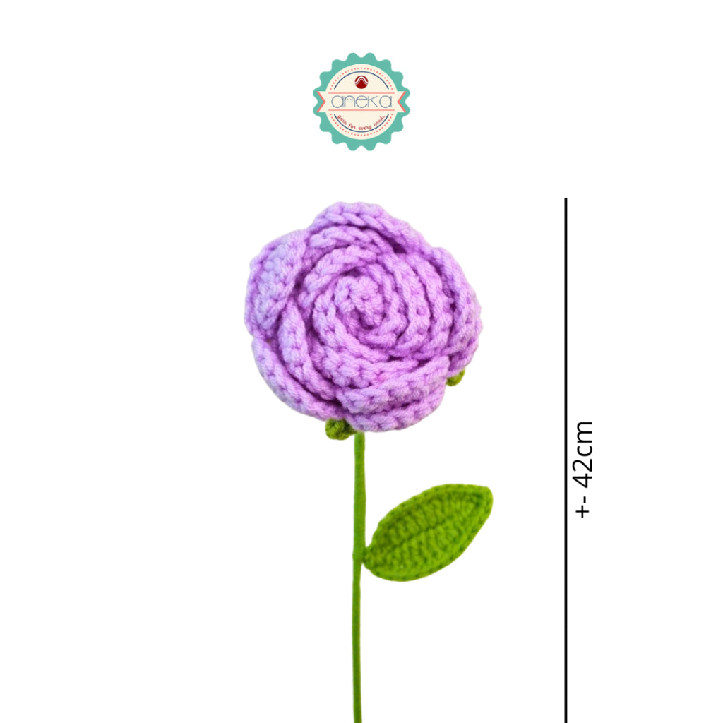 KATALOG - [1 TANGKAI] Bunga Rajut / Hiasan / Buket Hias / Crochet Flower DIY / Hand Bouquet Flowers - PART 2