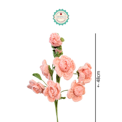 KATALOG - [1 TANGKAI] Bunga Rajut / Hiasan / Buket Hias / Crochet Flower DIY / Hand Bouquet Flowers - PART 4