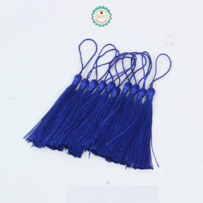 KATALOG - [10 PCS] Tassel Aksesoris / Polyester Silk Fringe Brush Tassels /  With Loop For Jewelry Making Souvenir / Bookmarks / Diy Craft Accessories