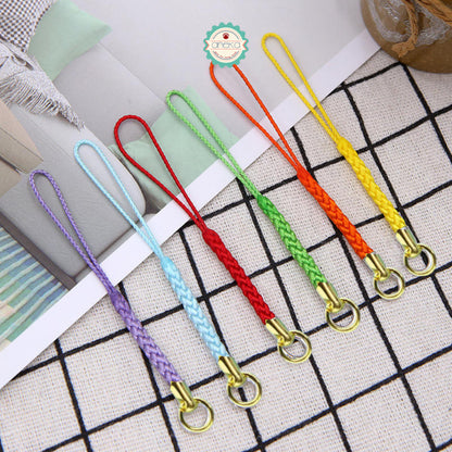 KATALOG - [5PCS] Gantungan Kunci Tali Anyam Kepang / Lanyard Rope Keychain Strap Loop