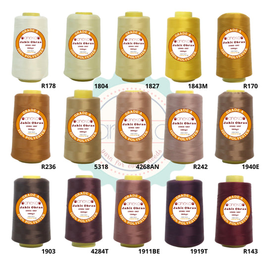 KATALOG - Benang Jahit Obras 5000 Yard Polyester / Grade A 130 Gram - Part 3