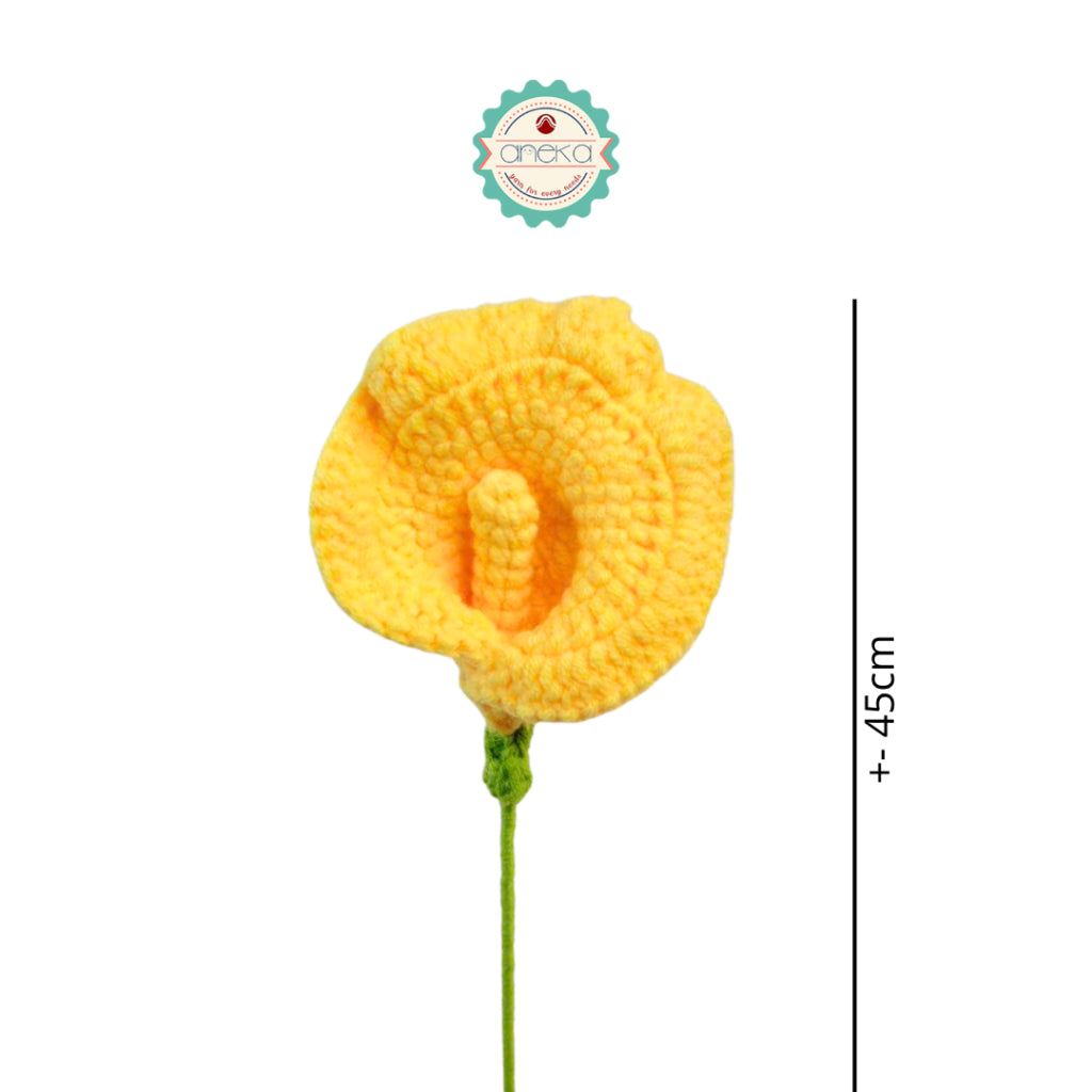 KATALOG - [1 TANGKAI] Bunga Rajut / Hiasan / Buket Hias / Crochet Flower DIY / Hand Bouquet Flowers - PART 1