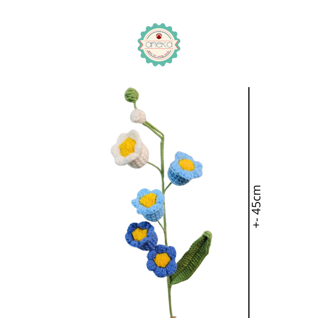 KATALOG - [1 TANGKAI] Bunga Rajut / Hiasan / Buket Hias / Crochet Flower DIY / Hand Bouquet Flowers - PART 1