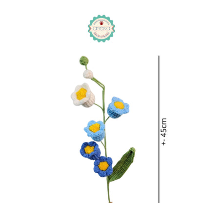 KATALOG - [1 TANGKAI] Bunga Rajut / Hiasan / Buket Hias / Crochet Flower DIY / Hand Bouquet Flowers - PART 1