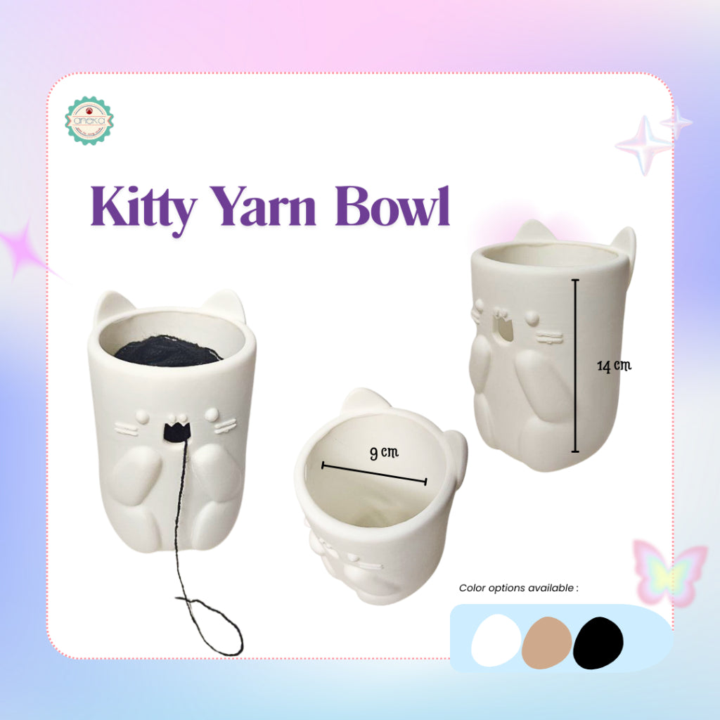 KATALOG - [PRE-ORDER] 3D Print Accessories Crochet Animals Series / Aksesoris Rajut / Yarn Spinner / Yarn Bowl / Laci / Cabinet