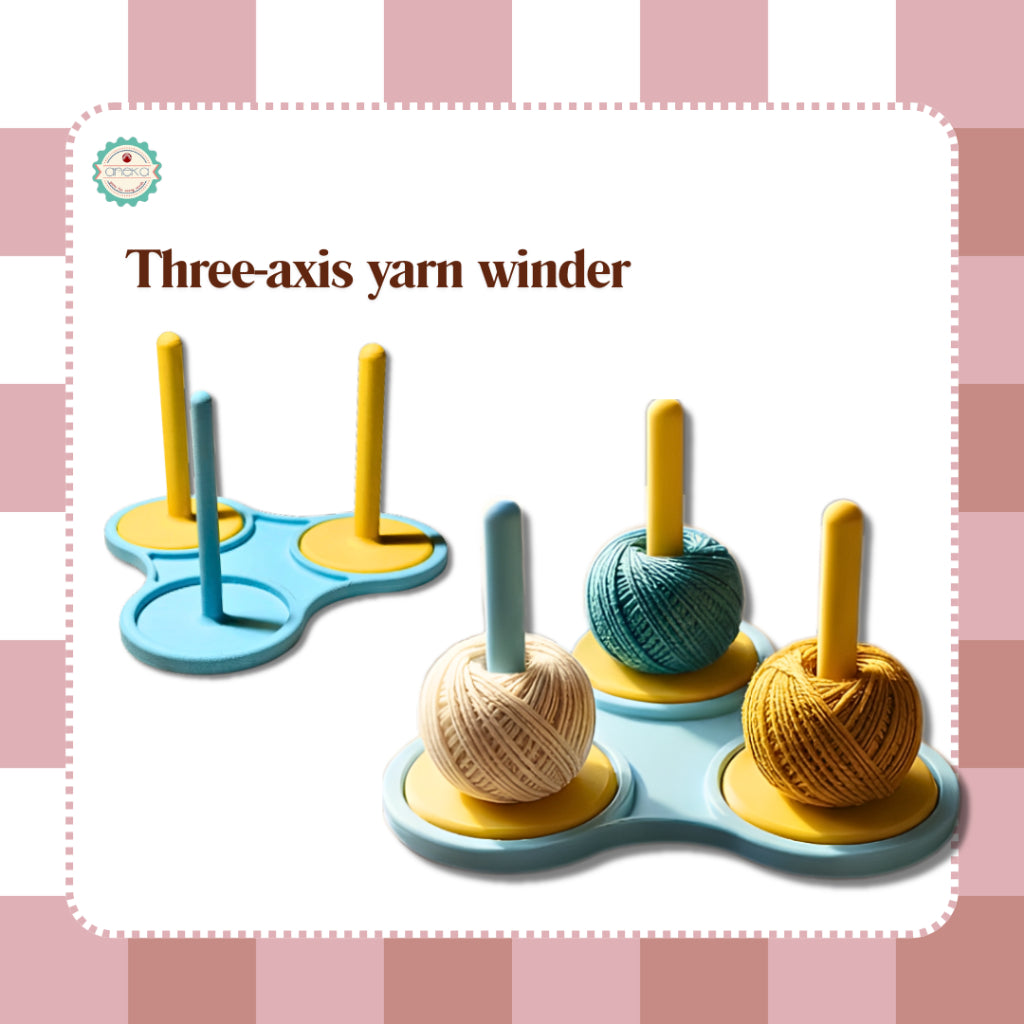 KATALOG - [PRE-ORDER] 3D Print Alat Rajut Yarn Spinner / Pemutar Benang / Yarn Holder