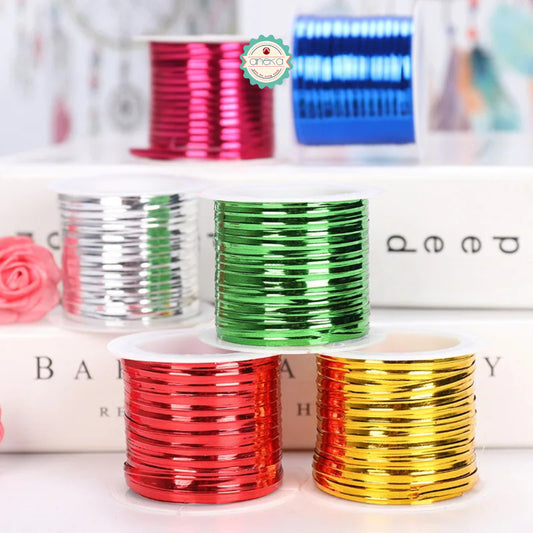 KATALOG - [15 Meter] Kawar Twist Warna-Warni / Wire Tie Multicolor Gift Packaging Wrap Ribbon