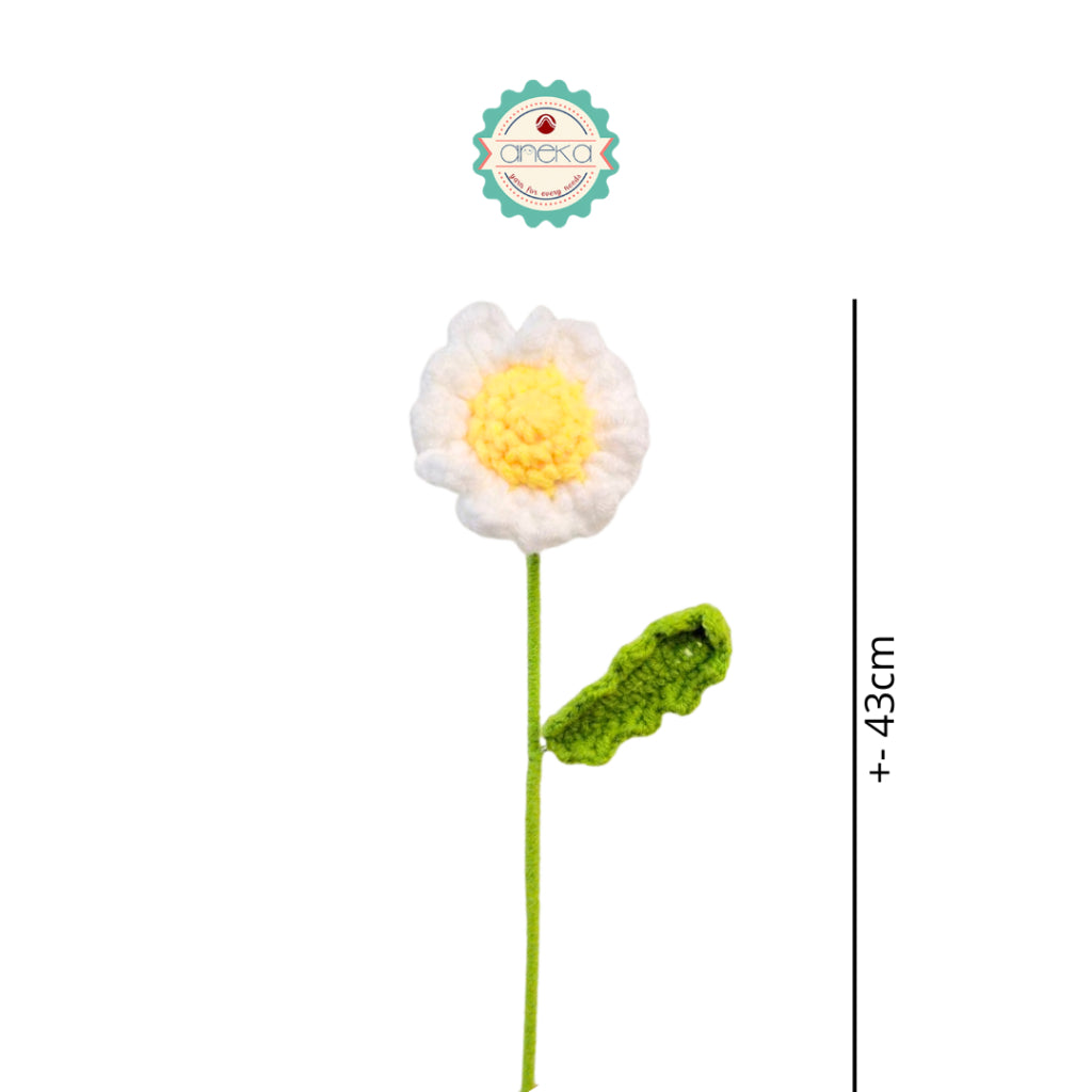 KATALOG - [1 TANGKAI] Bunga Rajut / Hiasan / Buket Hias / Crochet Flower DIY / Hand Bouquet Flowers - PART 2