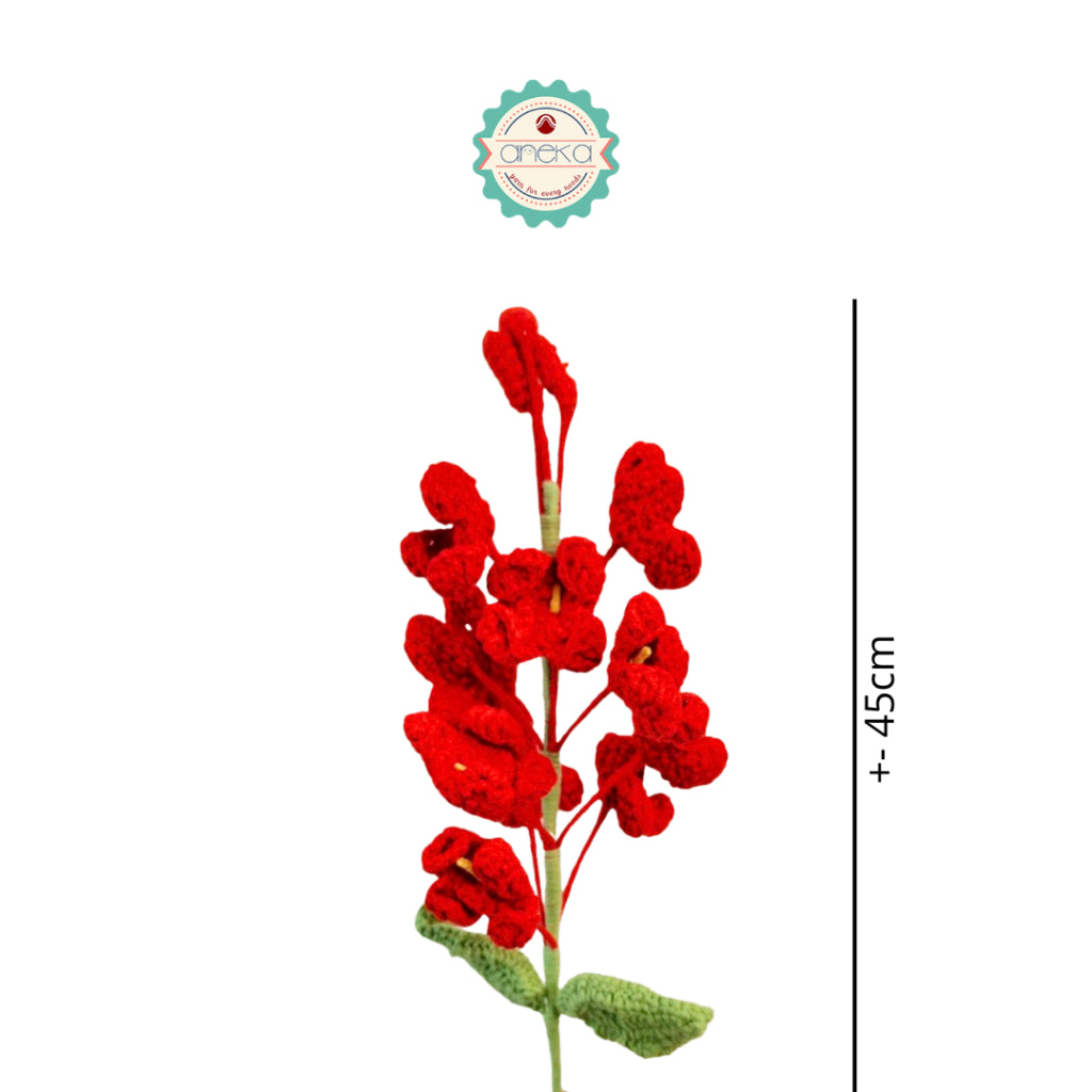 KATALOG - [1 TANGKAI] Bunga Rajut / Hiasan / Buket Hias / Crochet Flower DIY / Hand Bouquet Flowers - PART 3