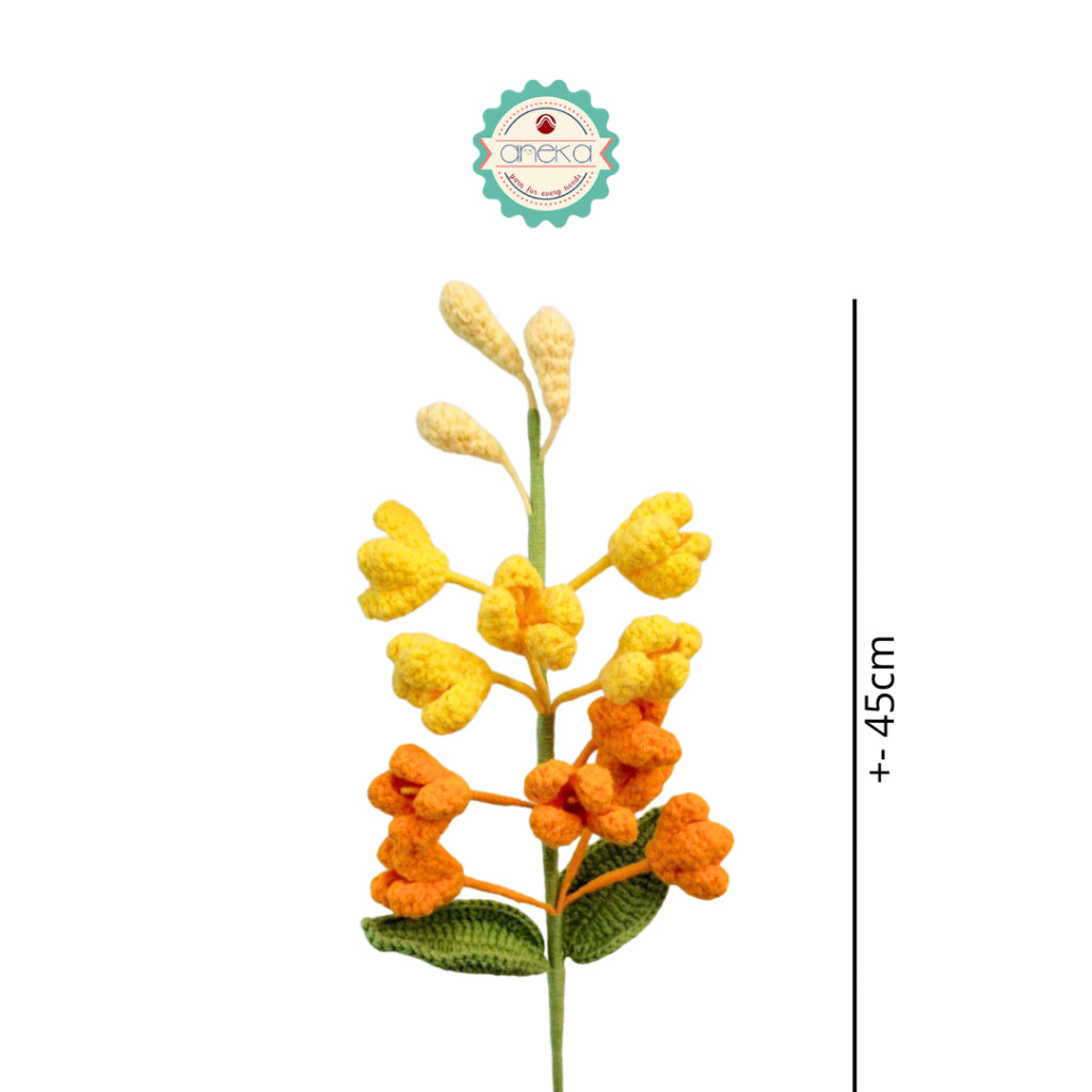 KATALOG - [1 TANGKAI] Bunga Rajut / Hiasan / Buket Hias / Crochet Flower DIY / Hand Bouquet Flowers - PART 3