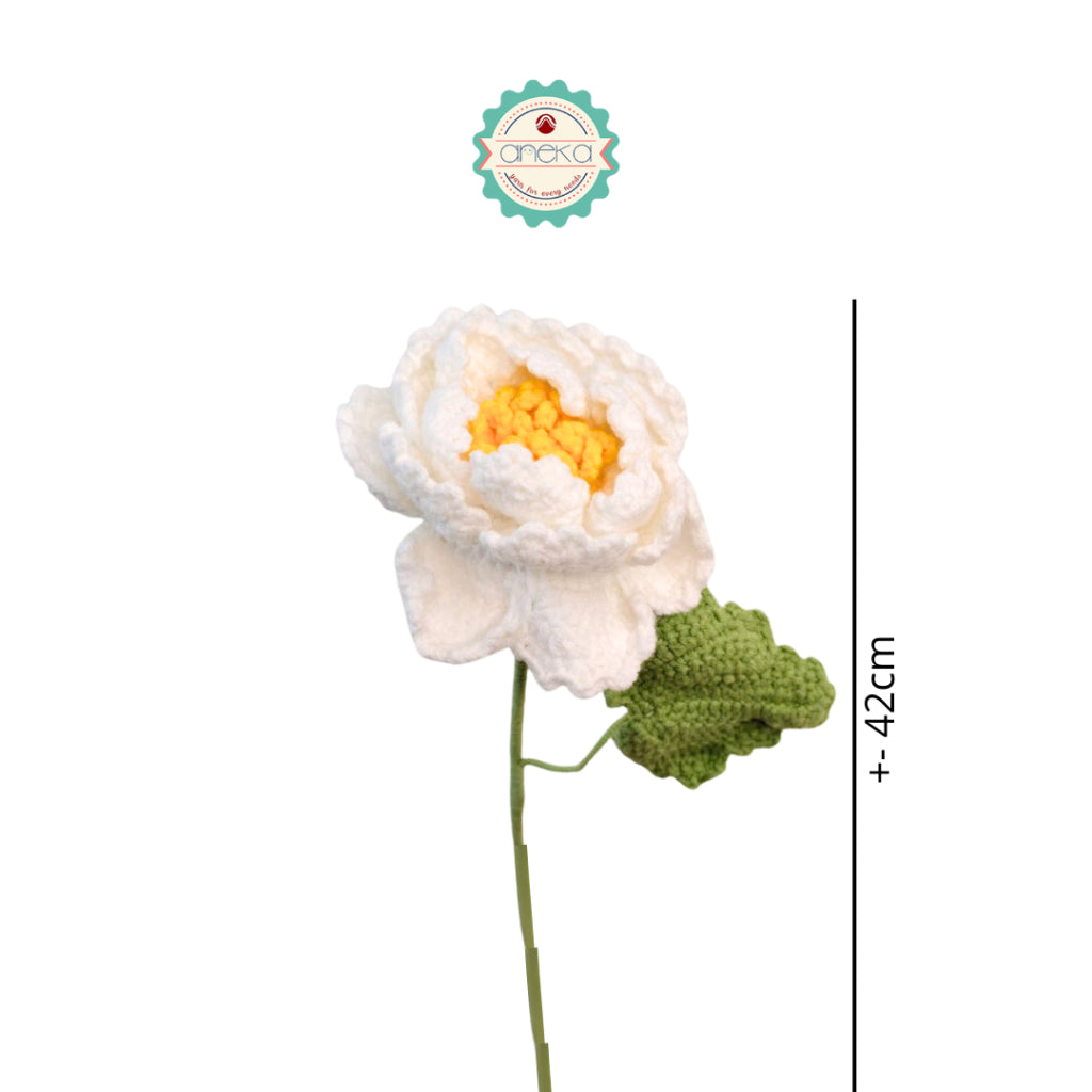 KATALOG - [1 TANGKAI] Bunga Rajut / Hiasan / Buket Hias / Crochet Flower DIY / Hand Bouquet Flowers - PART 4