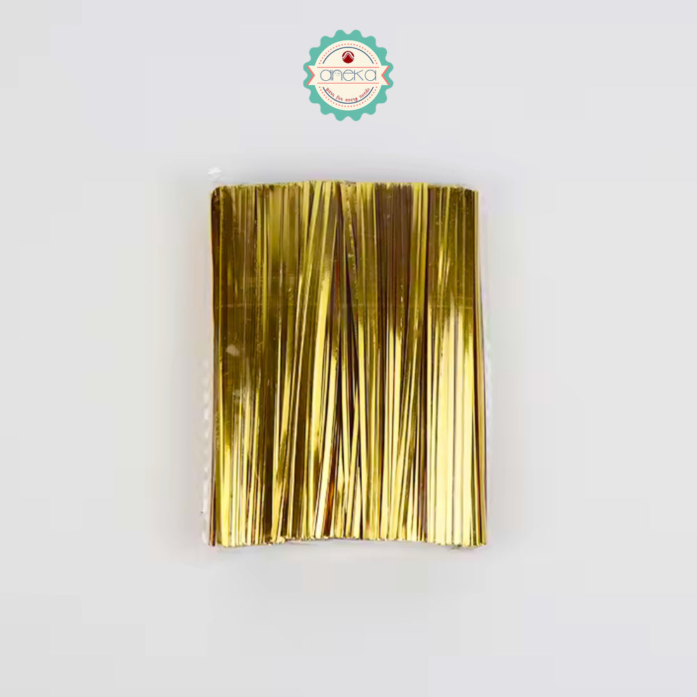 ANEKA - [800 PCS] Kawat Putar Pengikat Bingkisan / Twist Tie Wire / Candy Bag Sealing