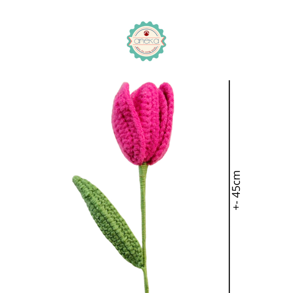 KATALOG - [1 TANGKAI] Bunga Rajut / Hiasan / Buket Hias / Crochet Flower DIY / Hand Bouquet Flowers - PART 2