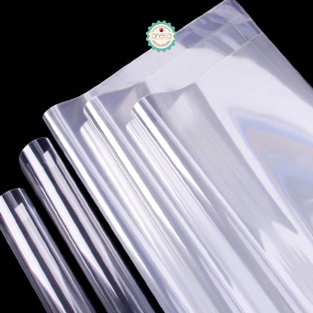 ANEKA - [20 & 50 Lembar] Transparant Bening Kertas Bunga Wrapping Cellophane Paperwrap Buket Bunga Bungkusan Bunga / Flower Wrapping