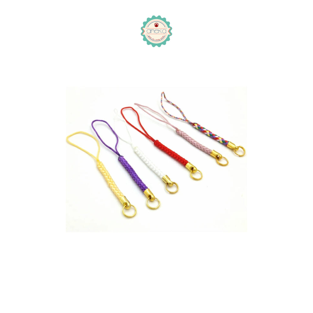 KATALOG - [5PCS] Gantungan Kunci Tali Anyam Kepang / Lanyard Rope Keychain Strap Loop
