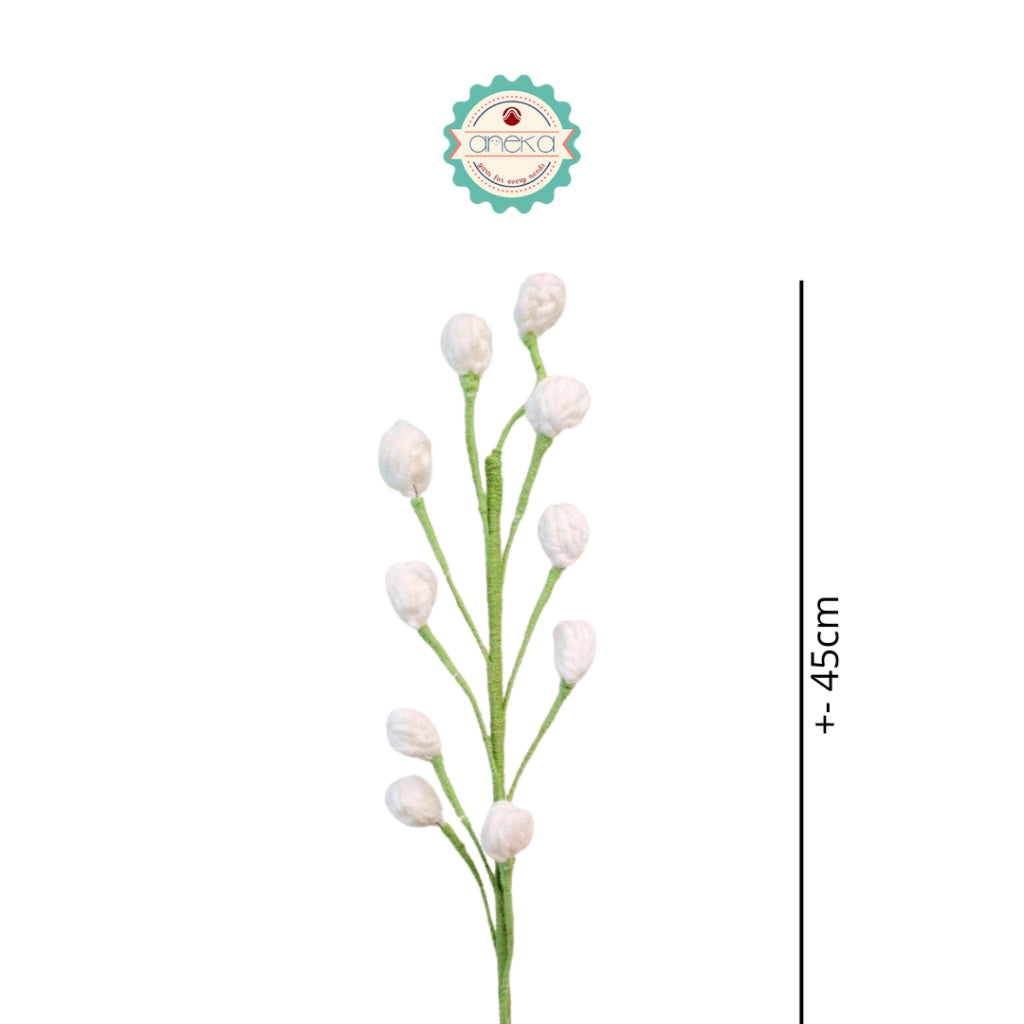 KATALOG - [1 TANGKAI] Bunga Rajut / Hiasan / Buket Hias / Crochet Flower DIY / Hand Bouquet Flowers - PART 1