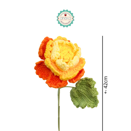 KATALOG - [1 TANGKAI] Bunga Rajut / Hiasan / Buket Hias / Crochet Flower DIY / Hand Bouquet Flowers - PART 4