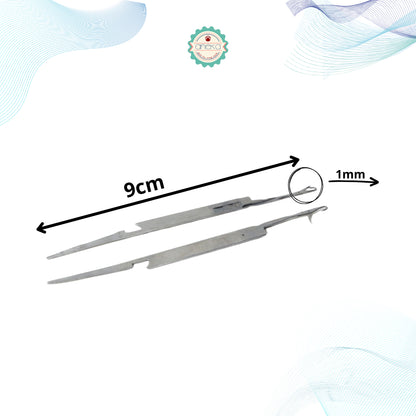 KATALOG - [1 BOX] Jarum Mesin Rajut Vosa Spec 89.75-52/046 / Vosaspec 89.75-52G046 / Feijian / Golden Roc - 400 PCS