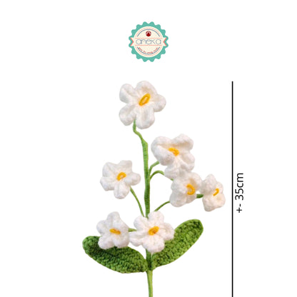 KATALOG - [1 TANGKAI] Bunga Rajut / Hiasan / Buket Hias / Crochet Flower DIY / Hand Bouquet Flowers - PART 1
