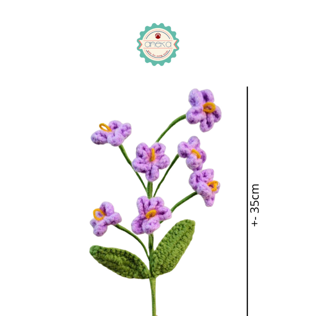 KATALOG - [1 TANGKAI] Bunga Rajut / Hiasan / Buket Hias / Crochet Flower DIY / Hand Bouquet Flowers - PART 1