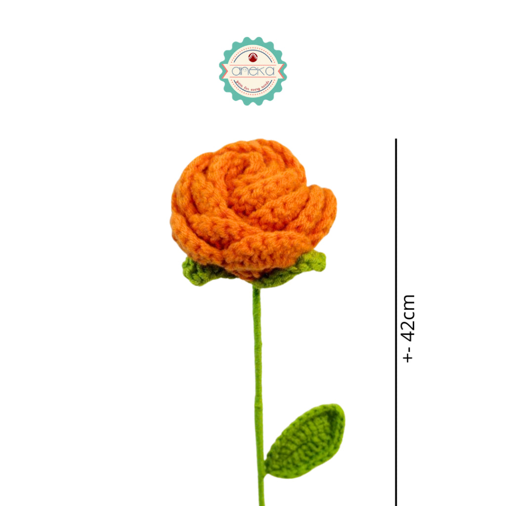KATALOG - [1 TANGKAI] Bunga Rajut / Hiasan / Buket Hias / Crochet Flower DIY / Hand Bouquet Flowers - PART 2