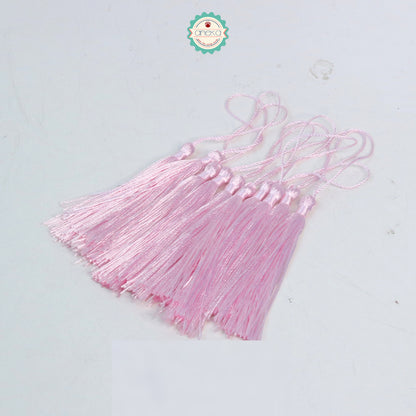 KATALOG - [10 PCS] Tassel Aksesoris / Polyester Silk Fringe Brush Tassels /  With Loop For Jewelry Making Souvenir / Bookmarks / Diy Craft Accessories