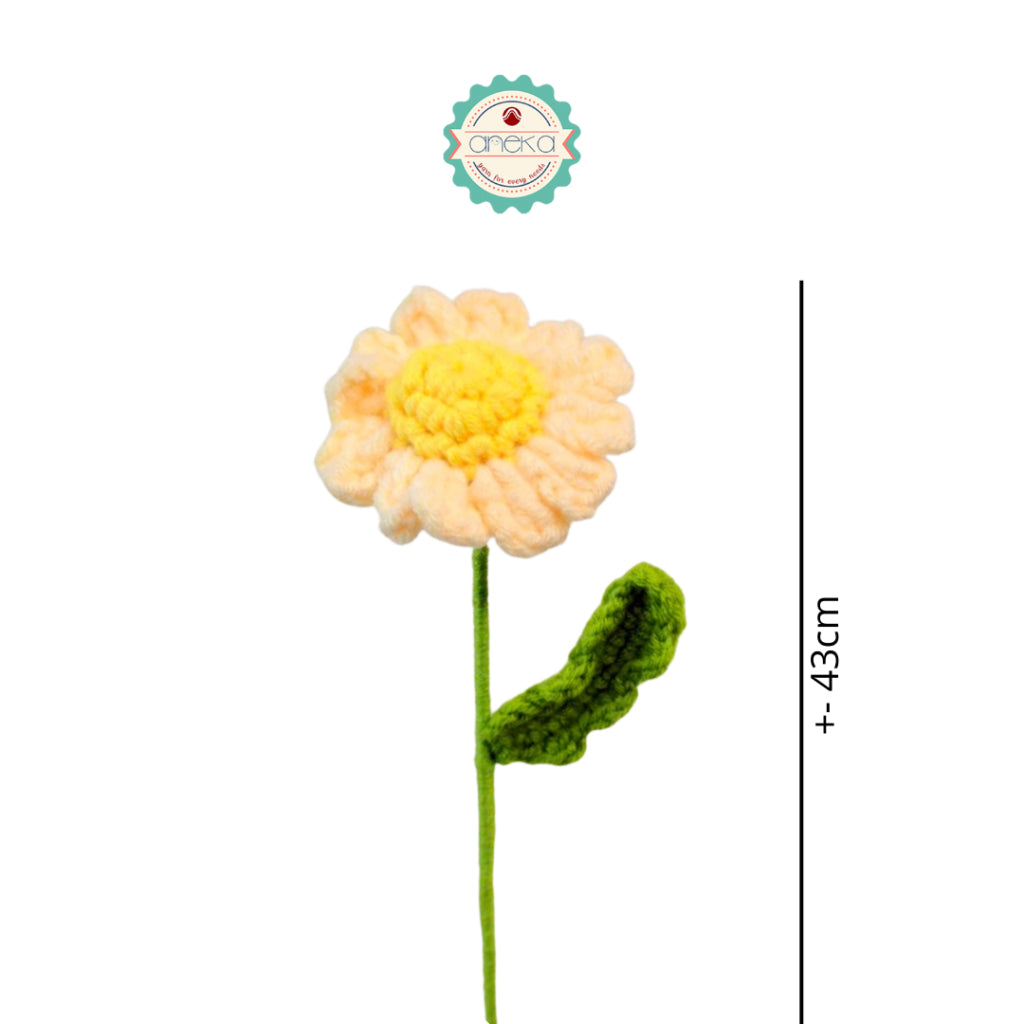 KATALOG - [1 TANGKAI] Bunga Rajut / Hiasan / Buket Hias / Crochet Flower DIY / Hand Bouquet Flowers - PART 2