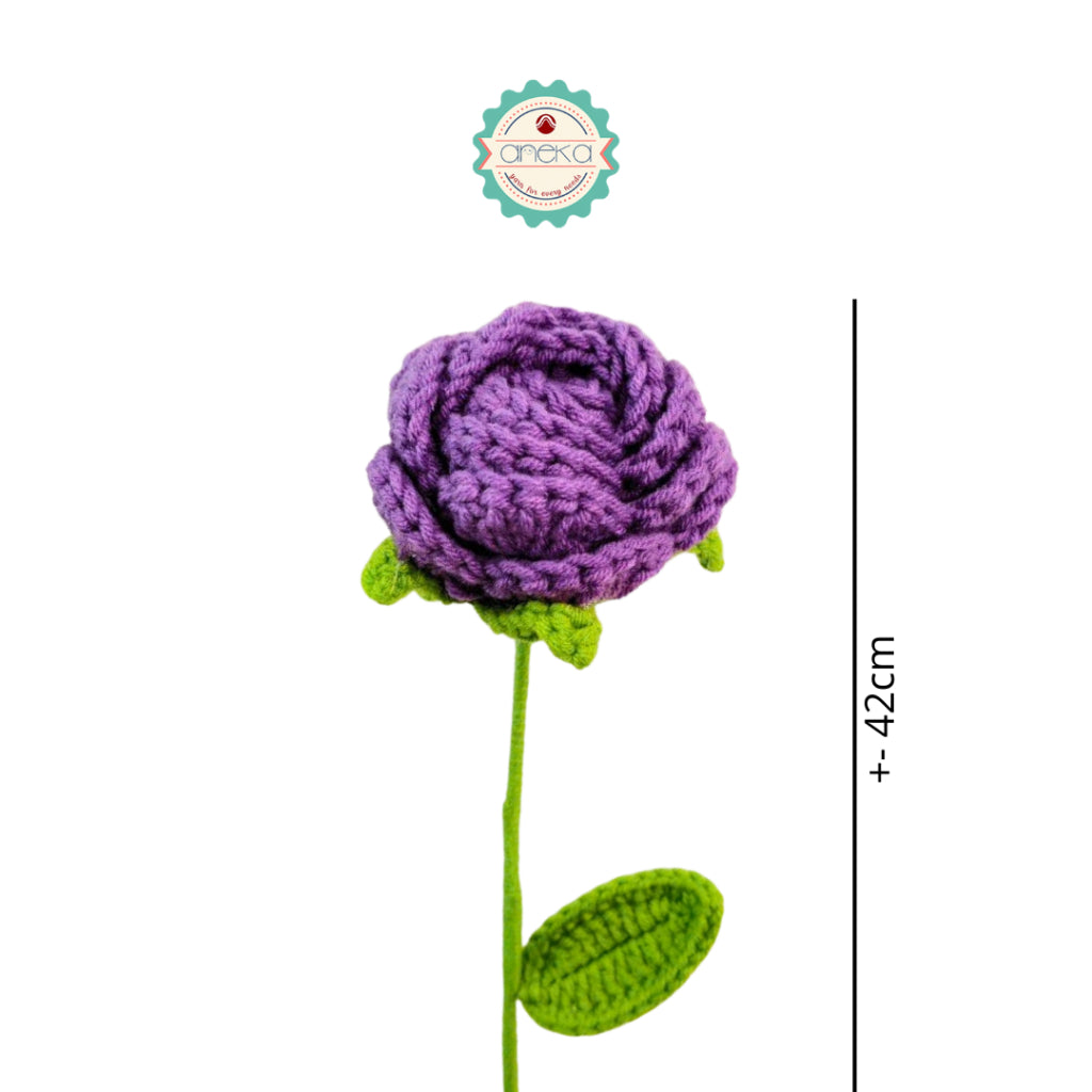 KATALOG - [1 TANGKAI] Bunga Rajut / Hiasan / Buket Hias / Crochet Flower DIY / Hand Bouquet Flowers - PART 2